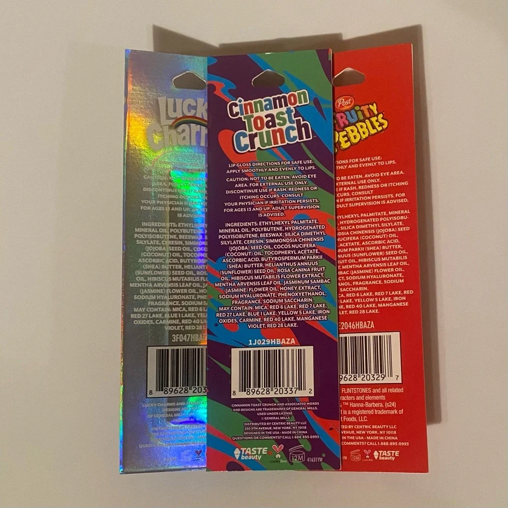 Novelty Lip Gloss Featuring Cereal Brands